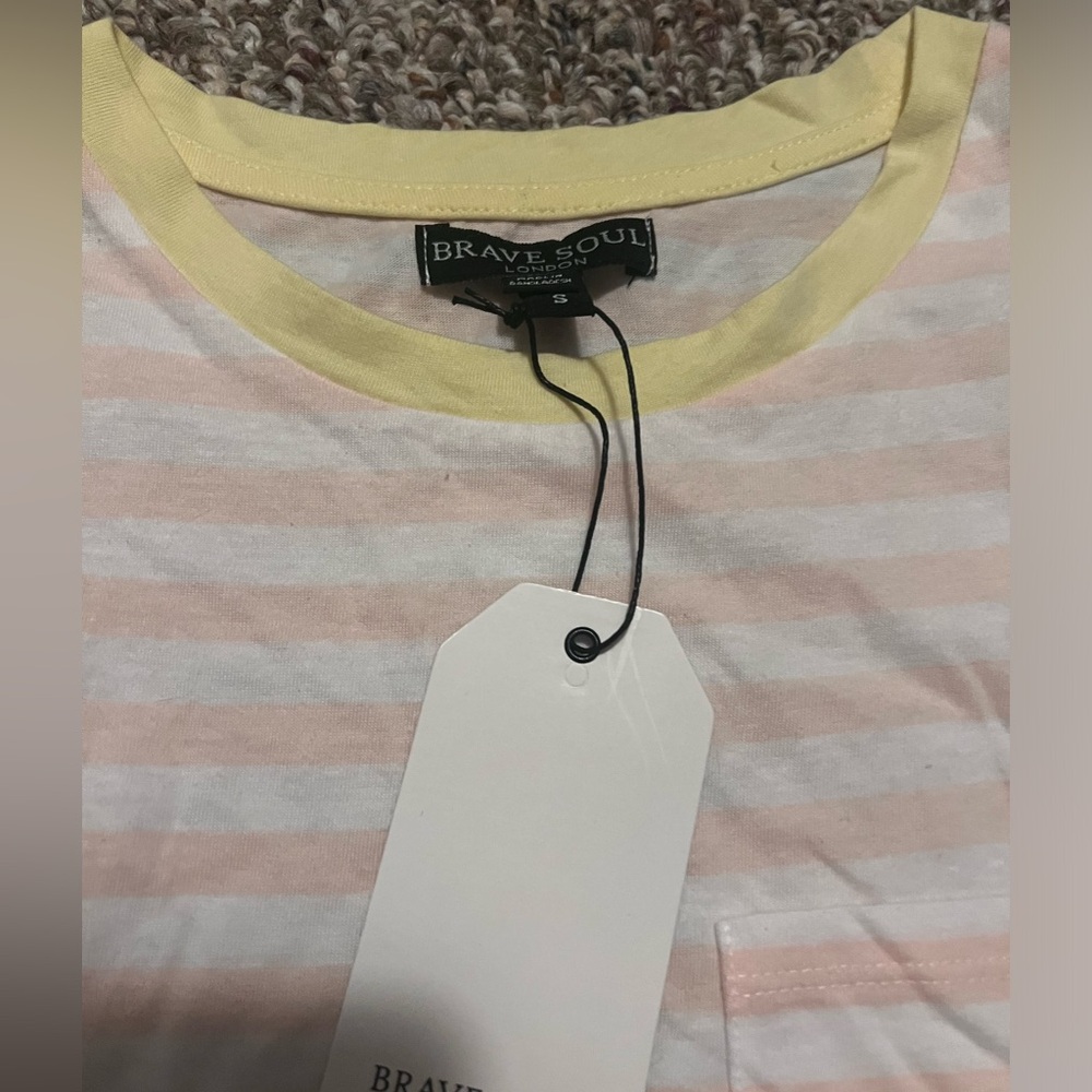NWT stripe tee